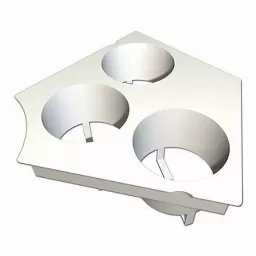 T.A. インサートプレート3インチ RainForest318 Insert Plate